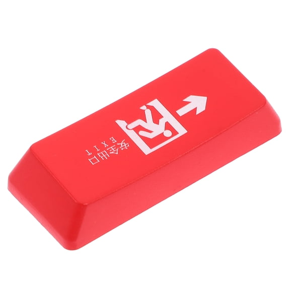 Milisten Keyboard Replacement Keycaps Mechanical Keyboard Component Red Luminous Color Design 1Pack