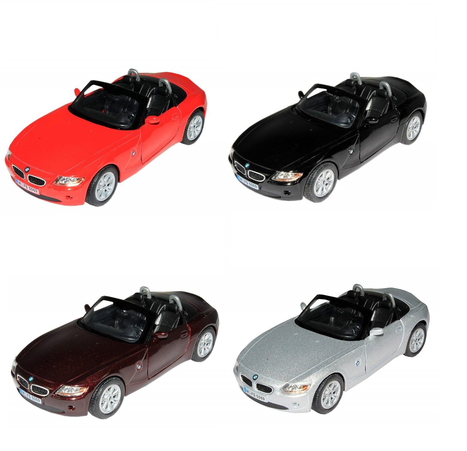 Kinsmart Diecast Model Toy Car 4 colors 5'' 1:34 Details about   BMW Z4 Hardtop 