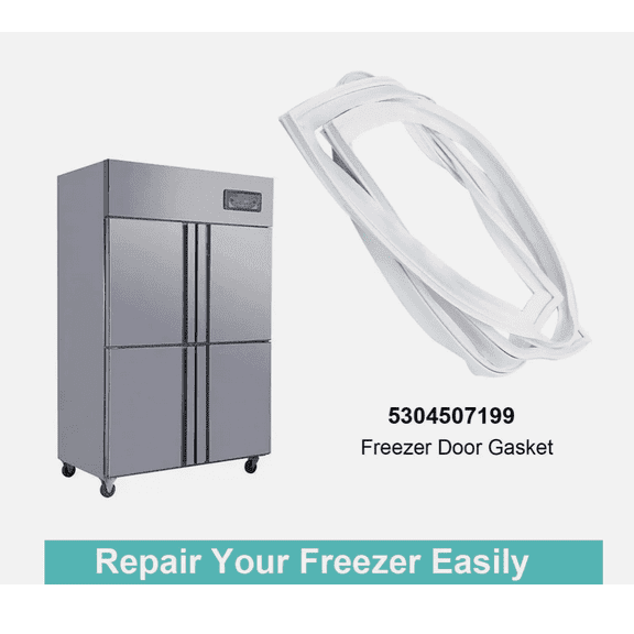 5304507199 White Freezer Door Seal Gasket – Compatible with Frigidaire, Kenmore, Gibson USA