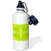 Huge Chartreuse Swirly Design 21 oz Sports Water Bottle wb-62503-1