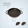 thumbnail image 5 of Jean-Patrique The Whatever Pan Cast Aluminum Griddle Pan for Stove Top - Lighter than Cast Iron Skillet Pancake Griddle with Lid - Nonstick Stove Top Grill Pan (11.8"), 5 of 6