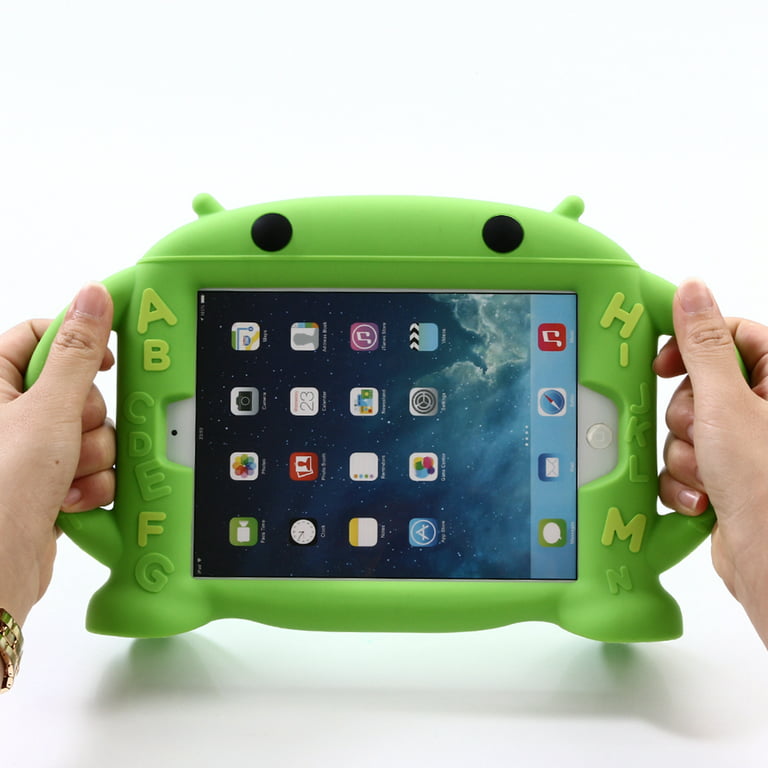 Cute Kids Silicone Strap Handle Case Cover For iPad 7/8th Air 4