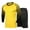 Yellow, variant on Jizyo Men's Padded Goalkeeper Soccer Jersey and Shorts Pants Set Long Sleeves Goalie Shirt Football Yellow XL