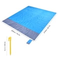 thumbnail image 2 of Waterproof Beach Blanket Outdoor Portable Picnic Mat Camping Ground Mat Mattress, 2 of 8