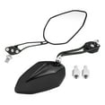 thumbnail image 2 of Pair of 8mm 10mm Universal Motorbike Scooter Motorcycle Rearview Mirror Rear View Side Mirrors Black Yellow for Cadiz Mobility Scooter Mirrors Cadiz Mobility Scooter, 2 of 8