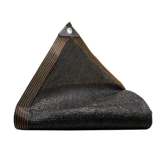 CSChome Thick Black Shade Cloth Black Shade with Grommets: Thick Heat Insulation for Outdoor Sunblock