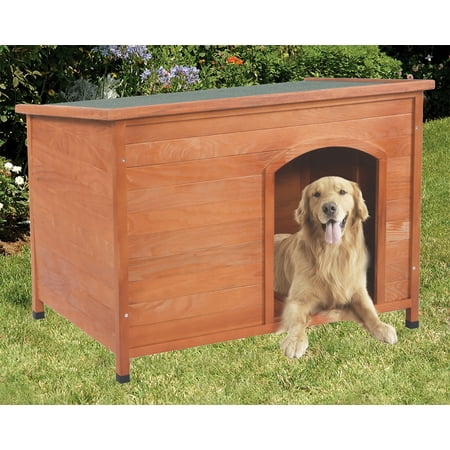 Wooden Dog House - Zimtown Outdoor Weather-Resistance Wooden Dog House, Large, 45