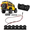 thumbnail image 4 of Luz De Techo LED RC De Hermosa Apariencia, Luz De Techo De Coche RC, Plástico Para Niños TRX4 /SCX10 1/10 RC Car ANGGREK No, 4 of 7