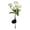 A004- White, variant on 1 Pack Solar Peony Flower Stake Lights, Champagne Pink Artificial Floral Garden Lights for Outdoor Pathway Patio Yard Walkway Landscape Decorations