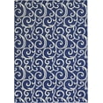 thumbnail image 2 of Nourison Grafix Floral Navy 5'3" x 7'3" Area Rug, (5x7), 2 of 8