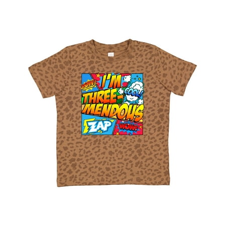 

Inktastic I m Three Mendous Gift Toddler Boy or Toddler Girl T-Shirt