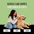 thumbnail image 2 of NOVEHA 150PCs Dog Ear Cleaner Wipes, Daily Ear Cleaner for Dogs & Cats - Stop Ear Itching with Aloe, Eucalyptus & Witch Hazel Ear Wipes for Dogs - for Odor Control, Dirt and Wax Removal, Unscented, 2 of 9