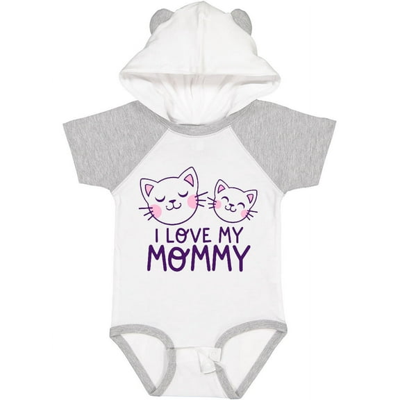 Inktastic I Love My Mommy Boys or Girls Baby Bodysuit