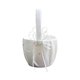 thumbnail image 1 of wonima44 White Flower Girl Basket for Wedding, Cute Cherish Wedding Flower Baskets with White Basket Handle, Romantic Flower Baskets Cute Satin Bowknot with Double Heart Rhinestone, 1 of 1