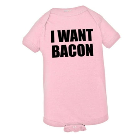 

PleaseMeTees™ Baby I Want Bacon Cheese Pizza I Love Greasy Food Jumpsuit
