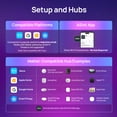 thumbnail image 5 of Linkind Matter Smart Light Bulbs, UltraColor 1600lm A21 Color Changing Bulbs, 1000K-20000K, Dual-Band 2.4GHz & 5GHz Wi-Fi 6, Works with Alexa, Apple Home & Google, 2 Pack, 5 of 10