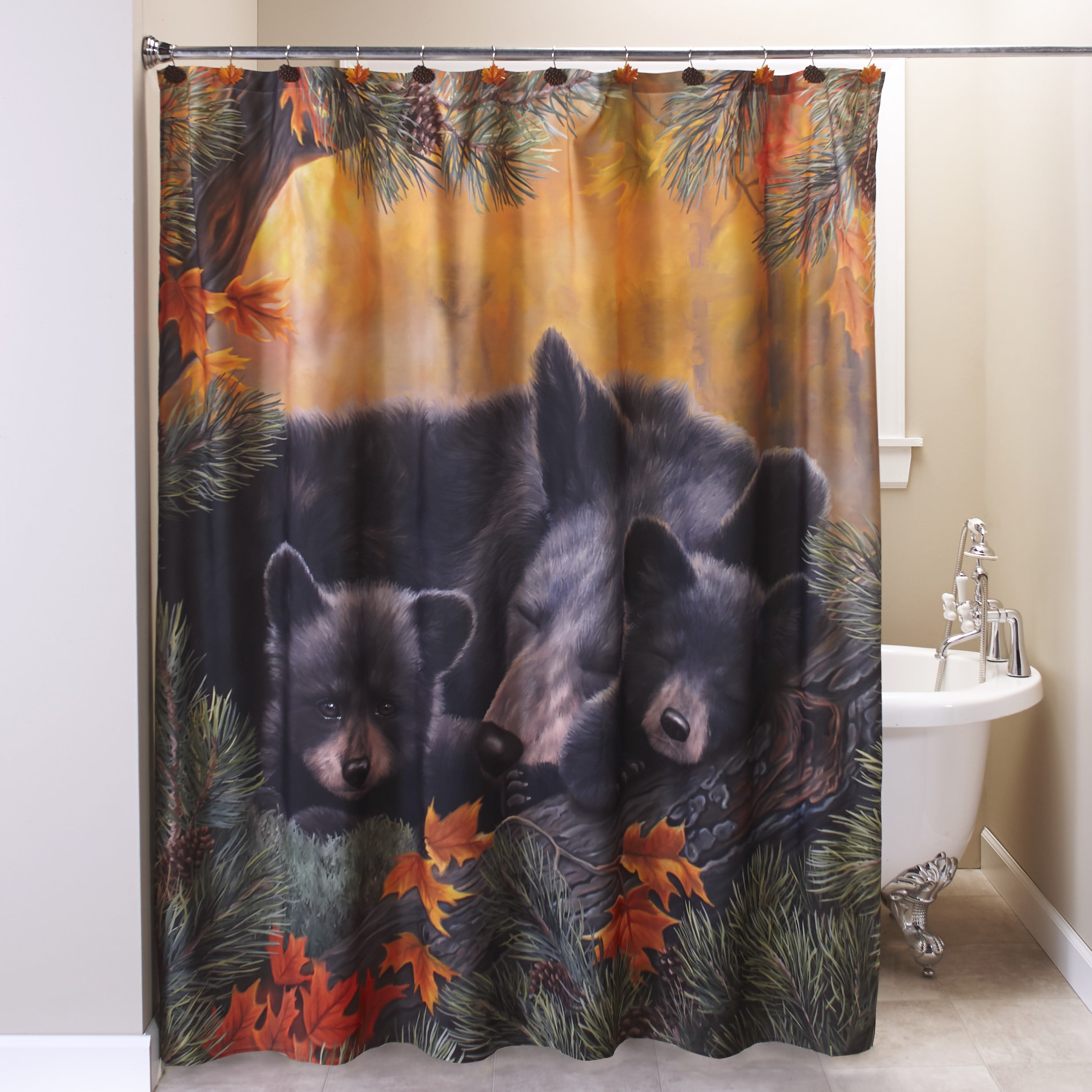 Woodsy Bathroom Decor Off 67, Woodsy Shower Curtain