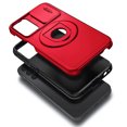 thumbnail image 4 of Nagebee For Gabb Phone 3 Pro Phone Case with Tempered Glass Screen Protector, [Military-Grade] Full-Body Protective, Magnetic Car Mount Ring Holder Cover (Red), 4 of 7