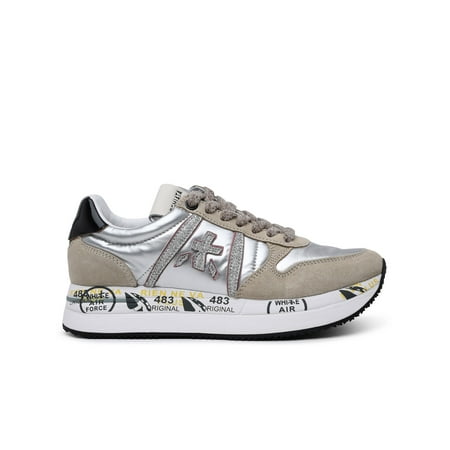 

PREMIATA Woman Sneaker Tris In Misto Suede Argento