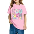 thumbnail image 1 of Fiudx Camiseta para Niños, Mezcla de Poliéster Suave, Cuello Redondo, Manga Corta, Cómoda, Informal, para Uso Diario, para Niños y Niñas, Diseño "100 Días de Clases", para Usar En Las Cuatro Estacion, 1 of 6