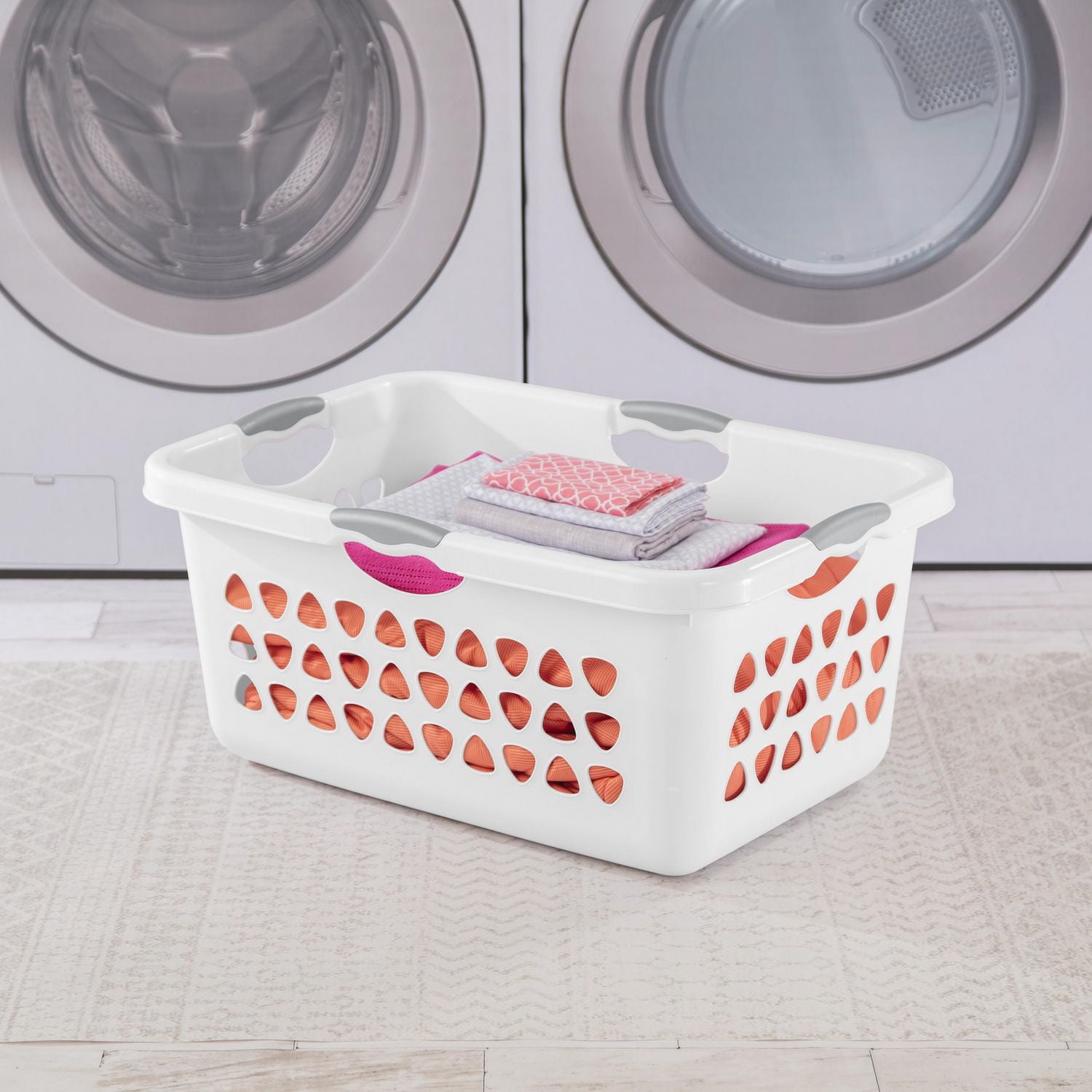 Sterilite 71L Ultra™ Laundry Basket- White, 71L