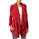 thumbnail image 2 of SuÃ©ter cÃ¡rdigan drapeado Lucky Brand para mujer, rojo, extragrande Lucky Brand CÃ¡rdigan, 2 of 2