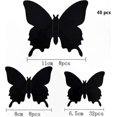 thumbnail image 2 of 3D Butterfly Wall Art Decor Set, 48 Pieces, Black Theme for Home Decoration, 2 of 4