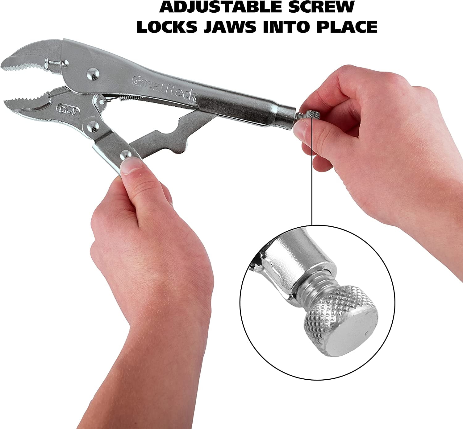 GreatNeck 74230 5 Piece Locking Plier Set