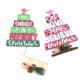 thumbnail image 1 of uds árboles de Navidad de madera decoración de mesa Mini árbol de Navidad letreros de bloques de madera decoración de mesa, 1 of 5