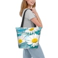 thumbnail image 3 of Ratiio Daisy Flowers Print Shoulder Bag for Women, Polyester Crossbody Purse Lightweight Handbag for Daily Travel and Casual Use, 3 of 6