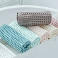 thumbnail image 2 of AUQ 4Pcs Towels Soft Face Towels Solid Color Hand Towels,Brown, 2 of 4