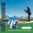 thumbnail image 3 of facefd Fishing Rod Hand Rod Fishing Tool Beautifully Painted Atmosphere for Angler's Good Gift, 3 of 9