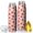 Strawberry and Heart Pink Pattern, variant on Strawberry and Blossom Black Pattern Bullet Tumbler, Vacuum Insulated Novelty Travel Tumbler Bpa-free Pc Lid Gifts Ideas for Home Office Outdoor Sports Car