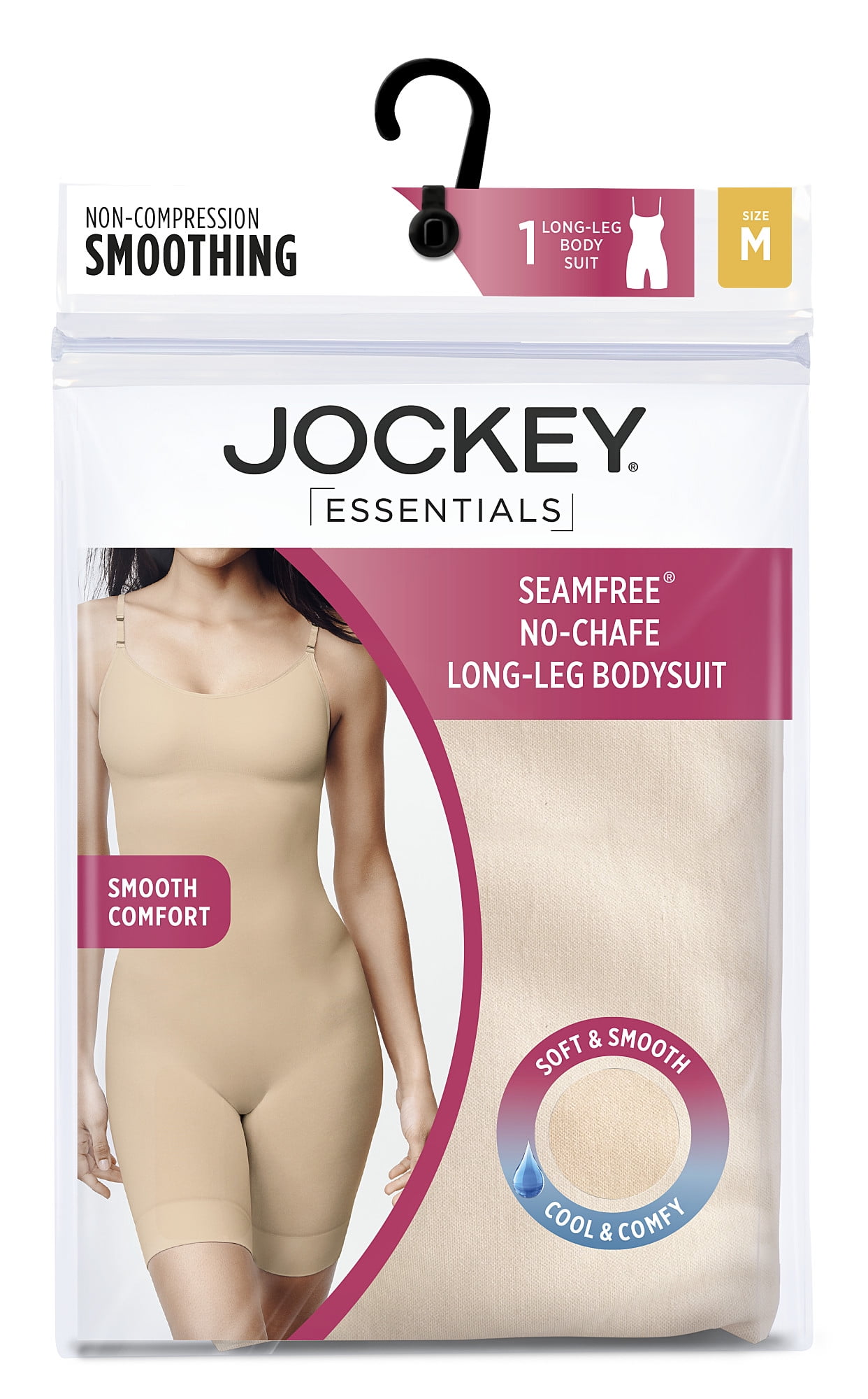 Jockey Essential Women Slimming Brief Bodysuit Seamfree Shapewear