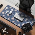 thumbnail image 2 of Long Mouse Pads for Desk,Dark Blue Ballerina Flower Pattern Desk Mats on Top Of Desks, Desk Mouse Pad Extra Large with 3mm Non-Slip Base and Stitched Edge for Gaming,Office,Work,Home 35.4"x15.7", 2 of 6