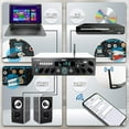 Pyle Wireless Bluetooth Power Amplifier System 200W Dual Channel Sound
