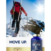 Cod Liver Oil Softgels | 1245mg | 250 Count | Norwegian | for Men and Women | by Carlyle