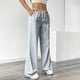 thumbnail image 4 of TaTaai Women's Vintage Printed High Waisted Flared Pants, Tight Fitting Bag Hip Design, All Season Casual Fashion Long Pants Gift, 4 of 9