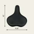 thumbnail image 4 of Schwinn Midway Cruise Large Comfort Bike Seat, Soft Foam, Black, 4 of 8