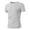 Gray, variant on Men's Athletic T-Shirt, Workout Gym Tee, Stretch Breathable Performance Top, Solid Color Casual Short Sleeve Shirt