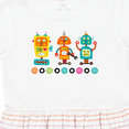 thumbnail image 4 of Inktastic Robotics Team Robot Lover Girls Toddler Dress, 4 of 5