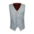 thumbnail image 4 of Boys 2-Piece Formal Wear Set Suit Vest Pants Wedding Pageboy Coming of Age Ceremony or Graduation Performance, 4 of 6