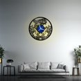 thumbnail image 4 of Tattoo Salon 12 Inch Vinyl Record Wall Clock - Silent, Creative, and Unique Clock for Living Room, Entryway, or Bedroom Decor - Perfect Gift Idea(12 inchs B with LED), 4 of 7