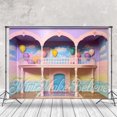 thumbnail image 2 of Ballons de Balcon Colorés de Rêve Fond de Pâques, 2 of 6