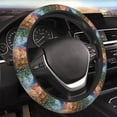 thumbnail image 5 of Naloa Seasonal Tree Reflection Elastic Steering Wheel Cover, Auto Steering Wheel Cover – 15 Inch, Fit Suvs,Vans Cars,Trucks, 5 of 6
