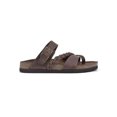 thumbnail image 2 of White Mountain Womens Hazy Braided Leather Slide Sandals, 2 of 3