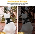thumbnail image 3 of Cat Harness for Walking, Escape Proof Soft Adjustable Vest Harnesses for Cats, Easy Control Breathable Reflective Strips Jacket, Black, XS, 3 of 5