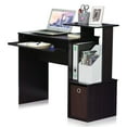 thumbnail image 7 of Furinno Econ Multipurpose Home Office Computer Writing Desk with Bin, Dark Walnut, Multiple Colors, 7 of 7