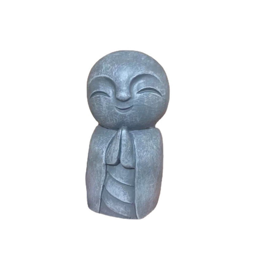 enquiret Buddha Statues Cute Sculpture Resin Praying Collectibles