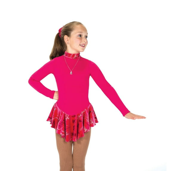 Jerry's Ice Skating Dress - 158 Finest Fleece Dresses Fire Pink